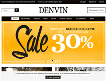 Tablet Screenshot of denvin.nl